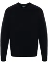 Theory Morlan Knitted Jumper In Black