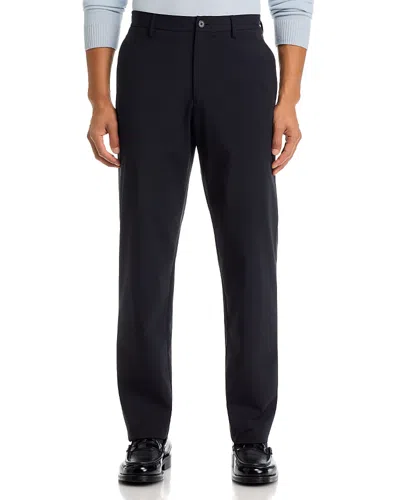 Theory Motion Nylon Standard Travel Pants In Black