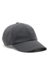 Theory Motion Wool Blend Baseball Cap In Chmg
