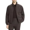 Theory Motion Wool Blend Reversible Jacket In Brown