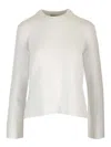 Theory Moulin Knit Sweater In White