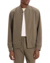 Theory Murphy Bomber Jacket In Precision Ponte In Brown