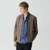 Theory Murphy Bomber Jacket In Precision Ponte In Brown