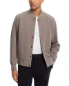 Theory Murphy Bomber Jacket In Precision Ponte In Gray