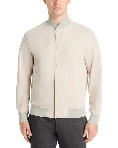 Theory Murphy Bomber Jacket In Precision Ponte In Neutral