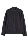 Theory Murphy Precision Bomber Jacket In Black