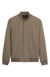 Theory Murphy Precision Bomber Jacket In Brown