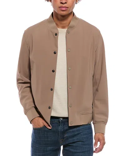 Theory Murphy Precision Ponte Jacket In Brown