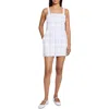 Theory Plaid Mini Shift Dress In Multi