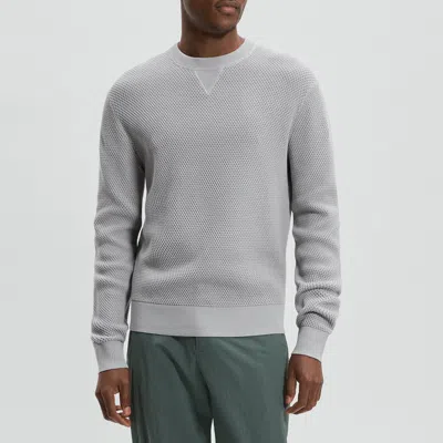 Theory Myhlo Sweatshirt In Cotton In Gray