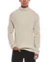 Theory Nardo Wool & Cashmere-blend Mock Neck Sweater In Neutral