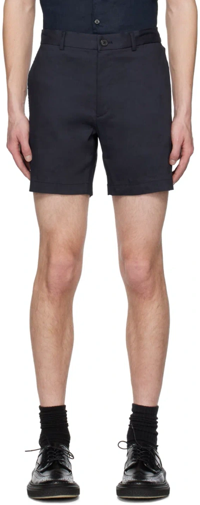 THEORY NAVY CURTIS SHORTS