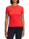Theory Tiny Tee Round-neck Cotton-jersey T-shirt In Red