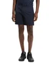 Theory Curtis Slim Fit Internal Drawstring Shorts In Blue