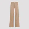 Theory New Camel Brown Wool Pants In Nude & Neutrals