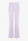 Theory Demitria 2 Stretch Wool Suit Pants In Lilac