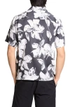 Theory Noll Brushed Floral Camp Shirt In Multi