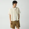 Theory Noll Camp Shirt In Geometric Cotton