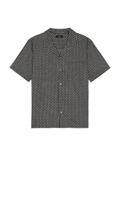 Theory Noll Camp Shirt In Multi