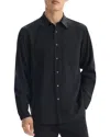 Theory Noll Np.fluid Long Sleeve Button-up Shirt In Black
