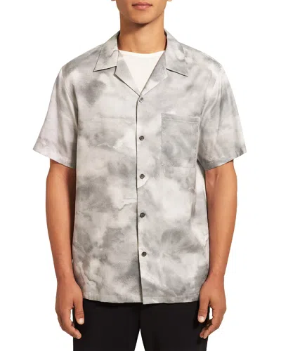 Theory Noll Shirt In Gray