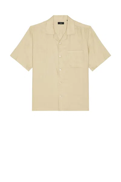 THEORY NOLL SHORT SLEEVE CAMP SHIRT