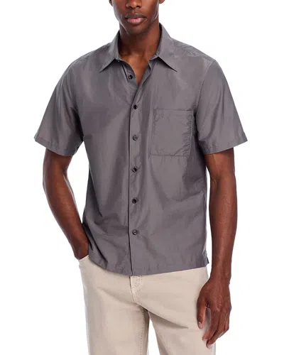 Theory Noll Short Sleeve Shirt In Soft Lawn