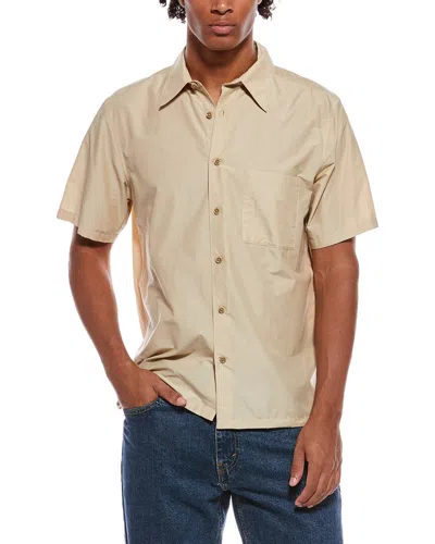 Theory Noll Soft Lawn Shirt In Neutral