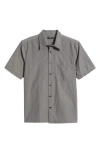 Theory Noll Soft Lawn Short Sleeve Button-up Shirt