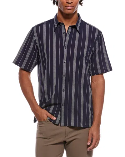 Theory Noll Summer Dobby Shirt In Pattern