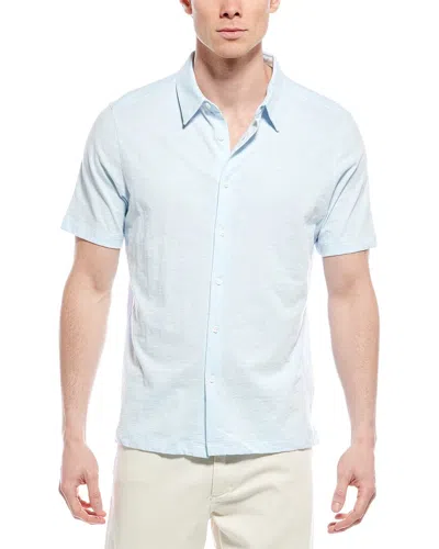 Theory Noran Cosmos Shirt In Blue