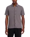 Theory Noran Cotton Regular Fit Button Down Shirt In Black