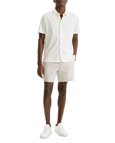 Theory Noran Cotton Regular Fit Button Down Shirt In White