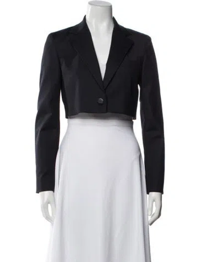 Pre-owned Theory Nylon Blazer In Black