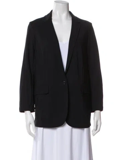 Pre-owned Theory Nylon Coat In Gray