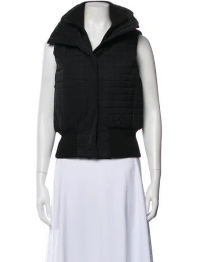 Pre-owned Theory Nylon Down Jacket W/ Tags In Black