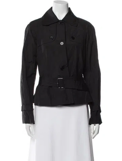 Pre-owned Theory Nylon Jacket In Black