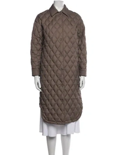 Pre-owned Theory Nylon Jacket In Brown
