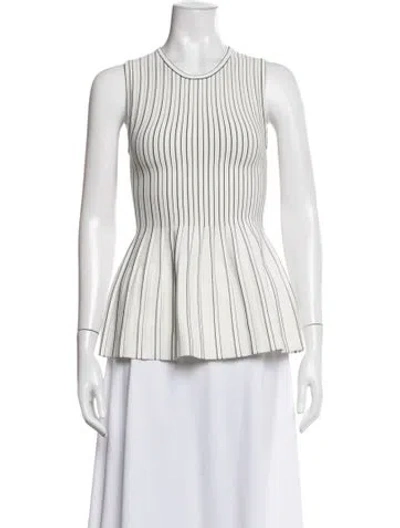 Pre-owned Theory Nylon Knee-length Dress In White