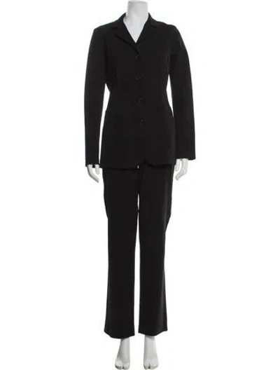 Pre-owned Theory Nylon Pantsuit In Black