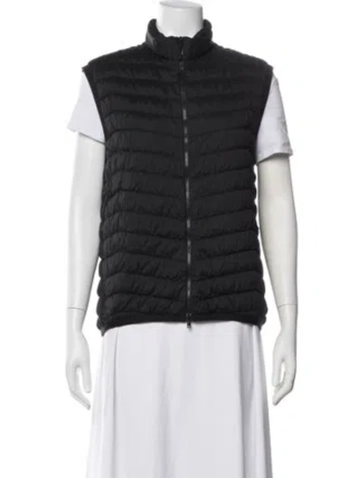 Pre-owned Theory Nylon Vest In Black