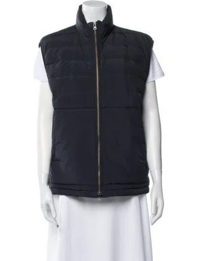 Pre-owned Theory Nylon Vest In Blue