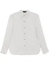 Theory Straight Shirt In Gray