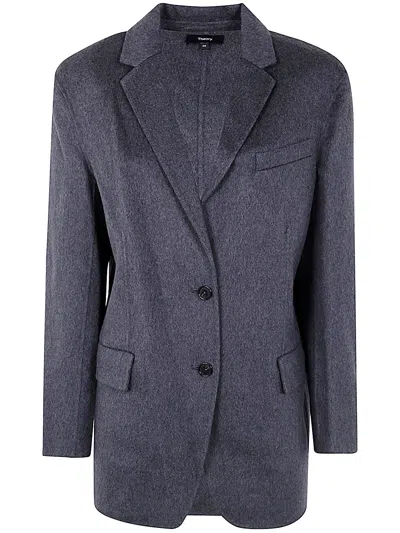 Theory Tailored Over Jacket In Gray