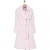 Theory Oaklane Admiral Coat In Pink