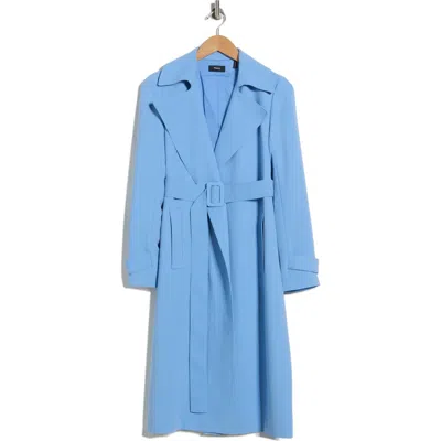 Theory Oaklane Sport Trench Coat In Blue