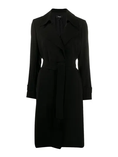 THEORY OAKLANE TRENCH CANDY