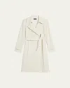 Theory Oaklane Trench In Cream