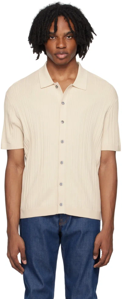 Theory Off-white Cairn Polo In Sand