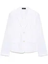 Theory Single-breasted Blazer In White